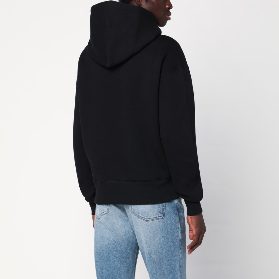 パーカー・フーディ AMI Men T Shirts USW227749 Black Ami Paris Black Ami De Coeur hoodie | TheDoubleF