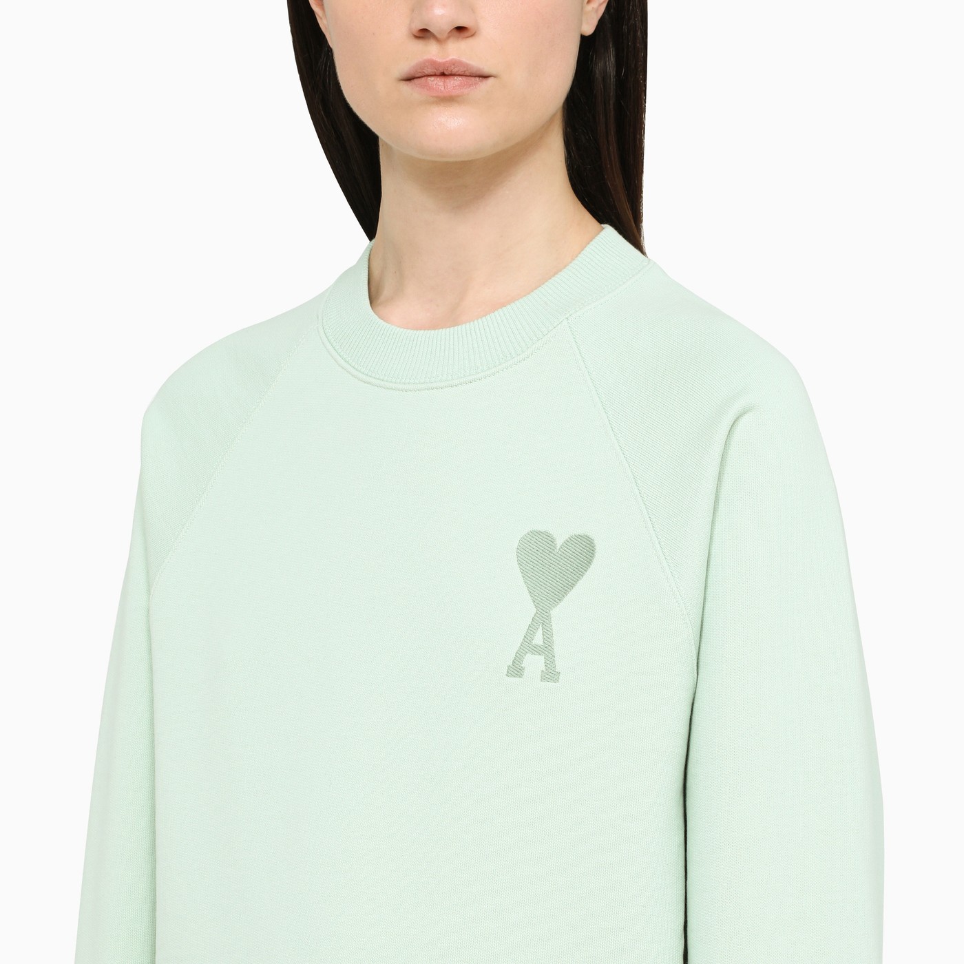 aqua crewneck sweatshirt