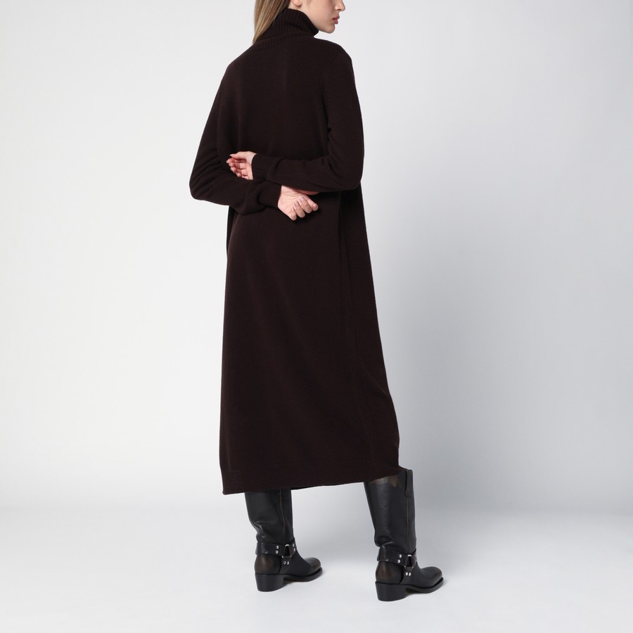 ワンピースその他 Roberto Collina Brown cashmere blend turtleneck dress Cashmere_Turtleneck_Mini_Dress