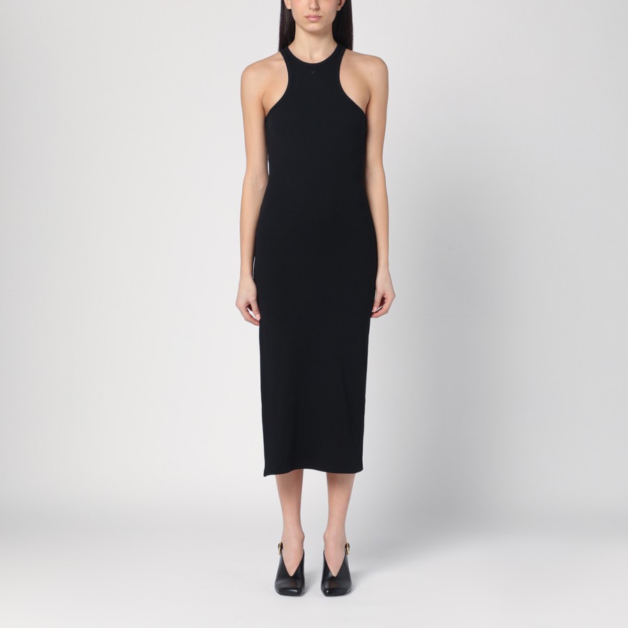 【関税&送料込】Courreges Black Ribbed Midi Dress Courrèges Black ribbed midi dress | TheDoubleF