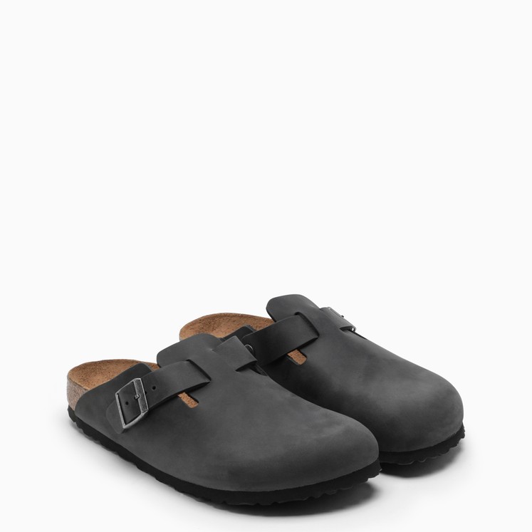 Birkenstock Brown Boston Bold Gap slipper TheDoubleF