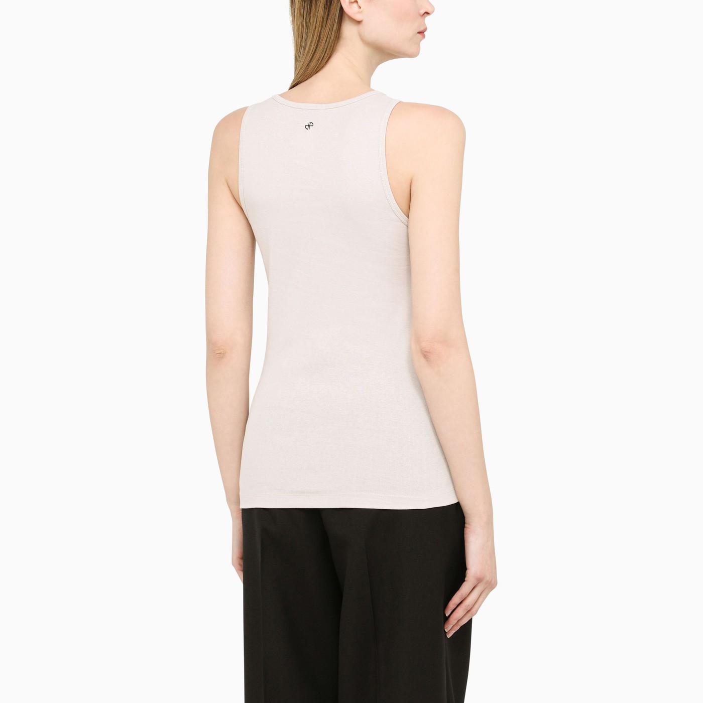 Patou Light grey tank top with logo TheDoubleF