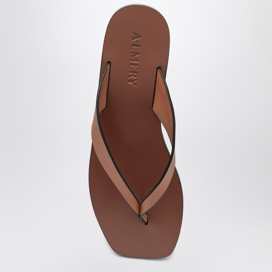シューズ・サンダルその他 A.EMERY The Kinto Sandals brown in leather The Kinto Sandal – A.EMERY