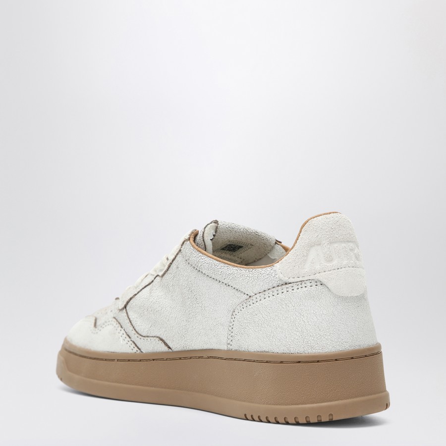 スニーカー Autry Medalist Low Super Vintage Sneakers White Tobacco AUTRY Medalist Low Super Vintage sneakers white/tobacco
