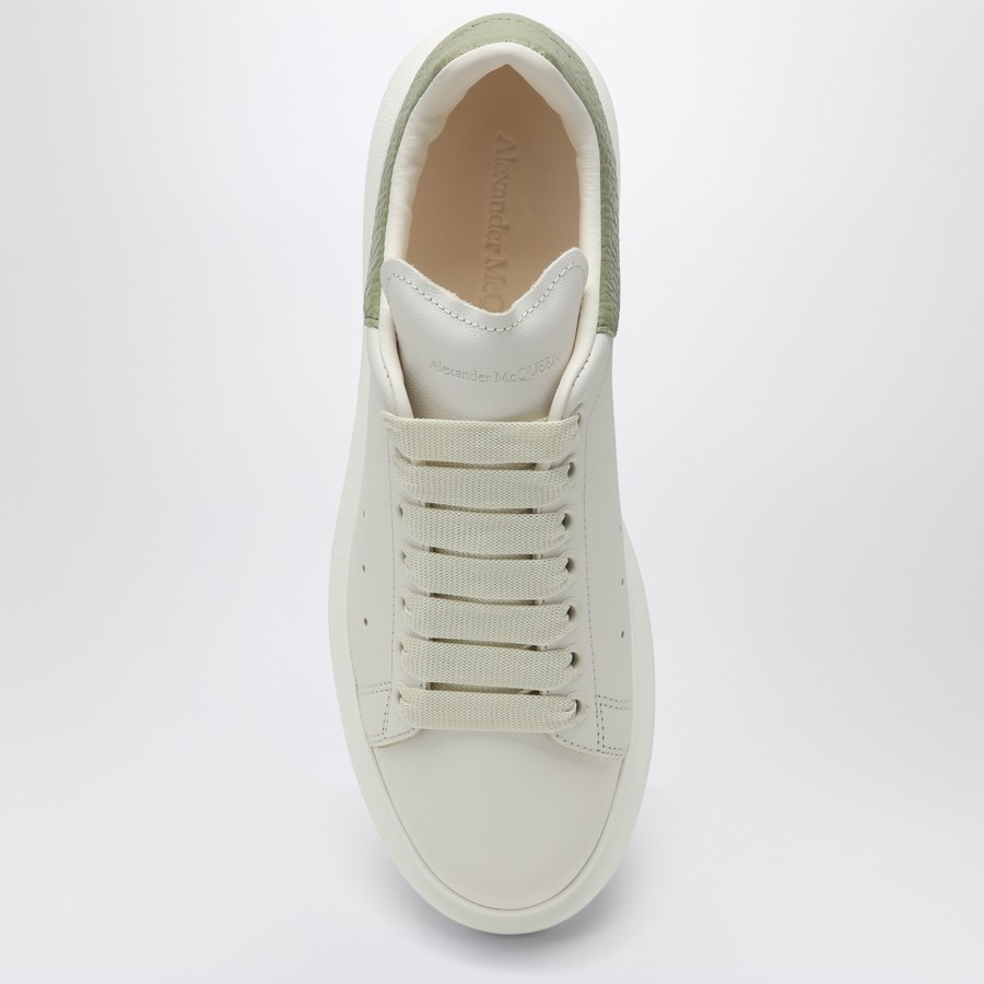 Alexander McQueen White/green Oversized sneakers | TheDoubleF
