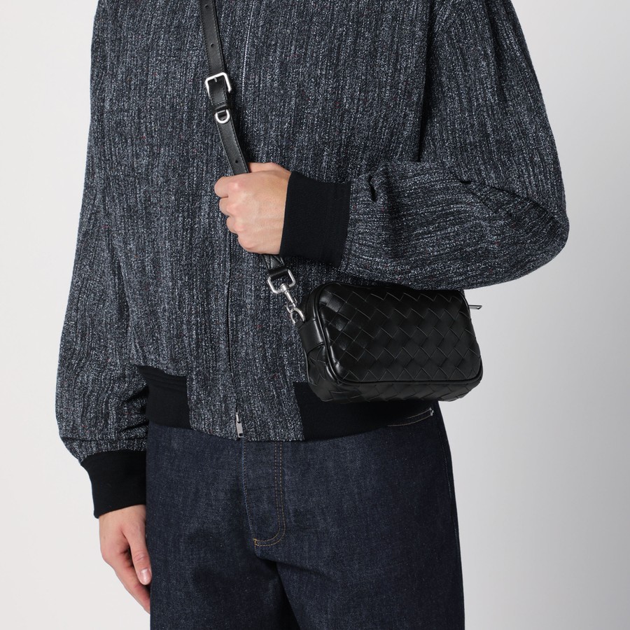 【BOTTEGA VENETA】 ショルダーバッグ Camera Bag 765911V2HL1 Bottega Veneta Black Camera Bag Intrecciato Mini bag