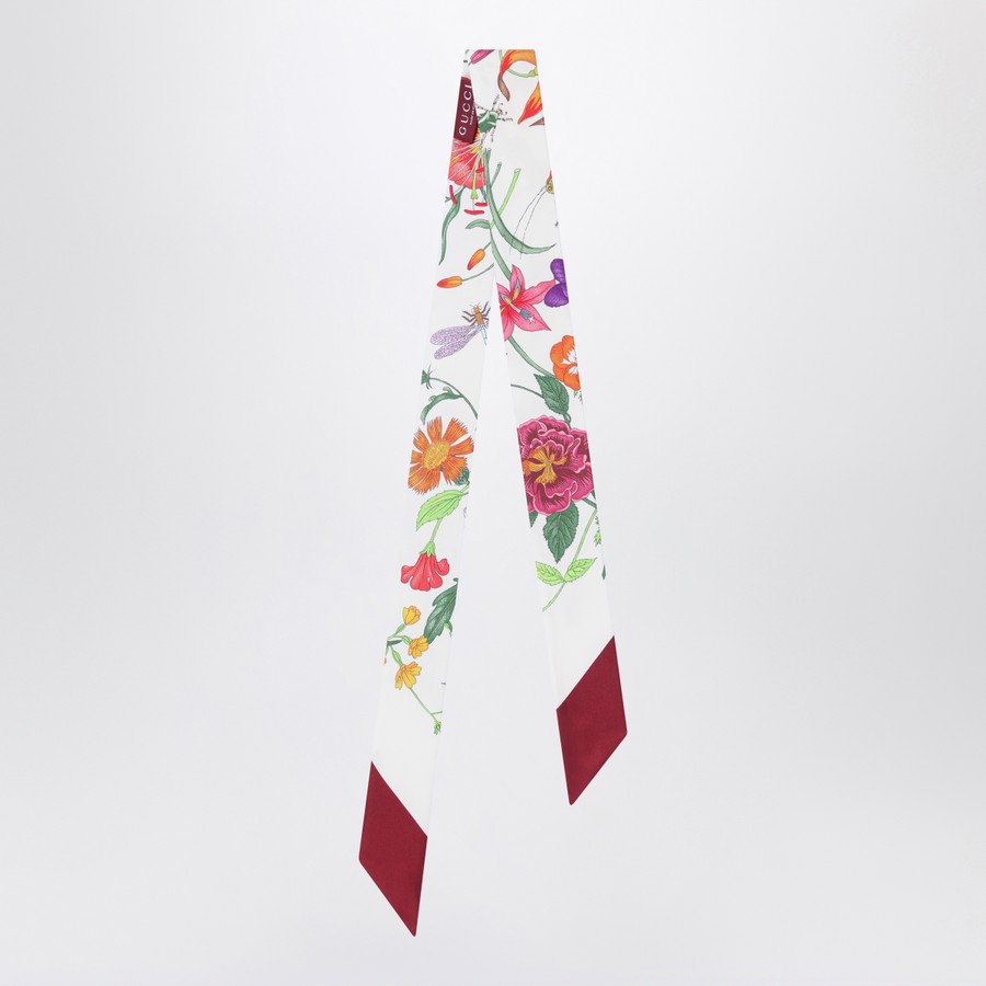ボレロ・ショール GUCCI Thin scarf in multicolour printed silk GUCCI Thin scarf in multicolour printed silk | TheDoubleF