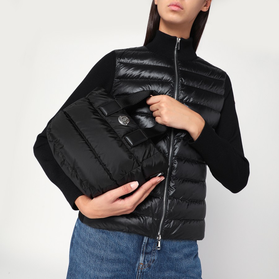 MONCLER| (5D00009 M6275 999) Moncler Black small Caradoc tote bag | TheDoubleF
