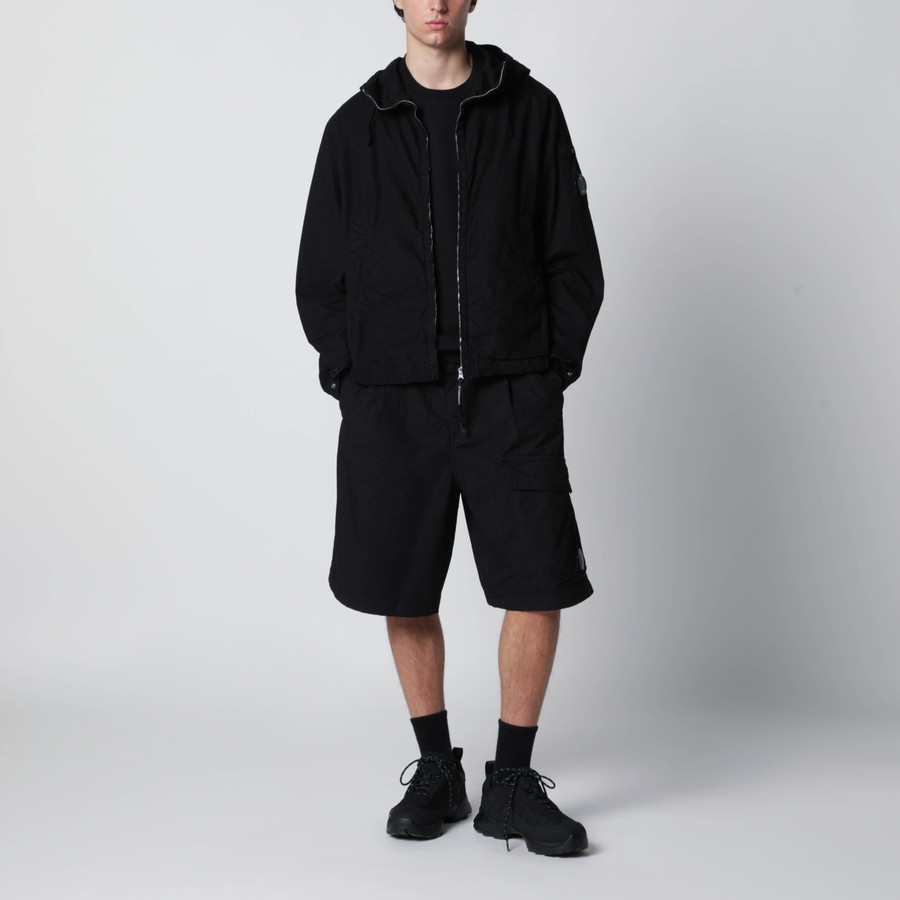 C.P. Company Black cotton zip-up jacket | TheDoubleF