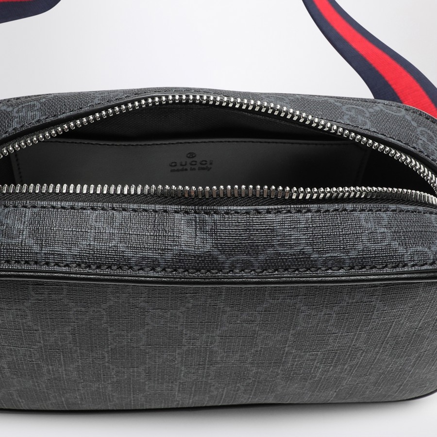ショルダーバッグ・ポシェット Gucci Supreme Gg Fabric Shoulder Bag GUCCI GG Supreme fabric shoulder bag black/grey | TheDoubleF