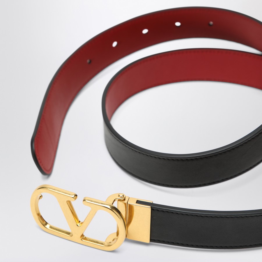 ベルト VALENTINO BELT (7W2T0SQ3IYR 43K) Valentino Garavani Reversible VLogo Signature Belt In Black