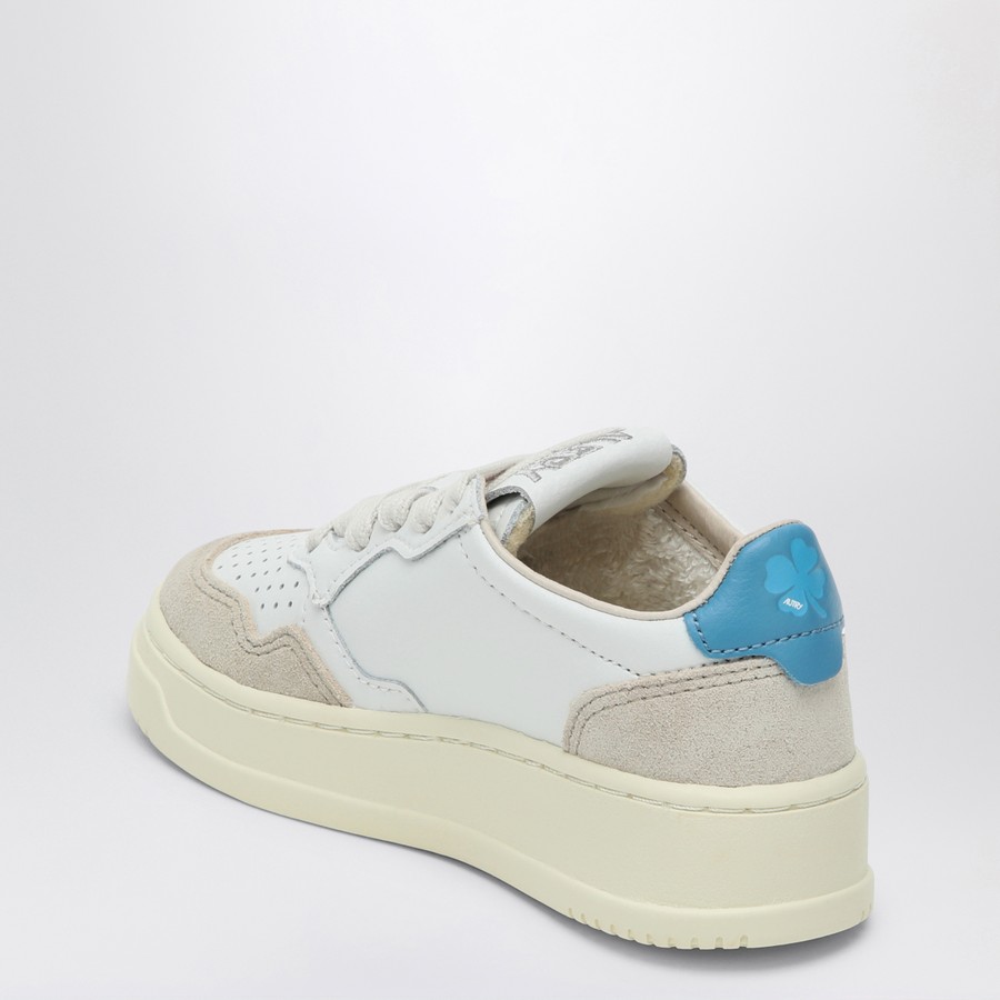 ★AUTRY★TWO-TONE MEDALIST LOW SNEAKERS★WHITE AND BLUE★ sneakers_medalist_low_bicolor_