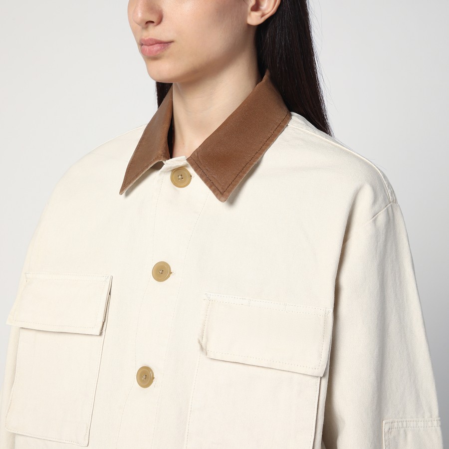 ジャケット 6397 Barn ivory jacket in cotton 6397 Barn ivory jacket in cotton | TheDoubleF