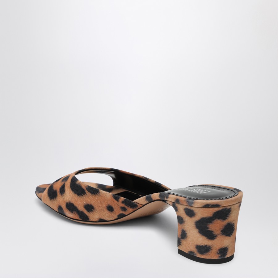 Paris Texas Leopard print Lara Mule sandal | TheDoubleF