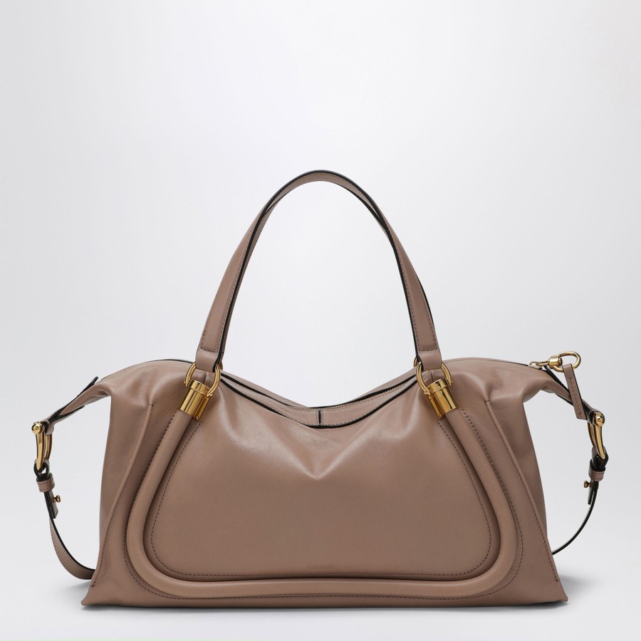 CHLOE 2WAYバッグ Paraty CHC24AS750 Chloé Paraty 24 bag in shiny deep beige leather | TheDoubleF