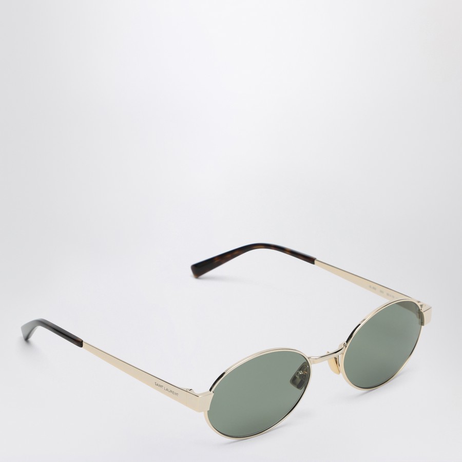 人気【SAINT LAURENT】 ラウンドサングラス SL 692 779851Y9902 Saint Laurent Round sunglasses SL 692 gold | TheDoubleF