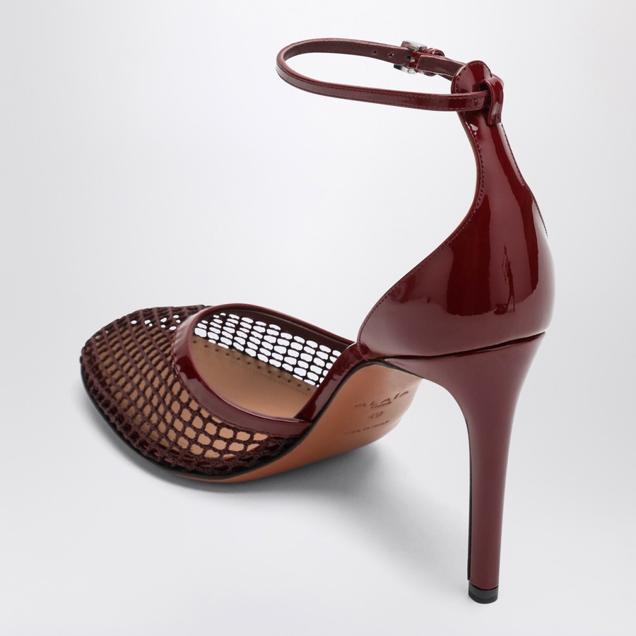 パンプス ALAIA HIGH DARK RED MESH PUMPS Alaïa High dark red mesh pumps | TheDoubleF