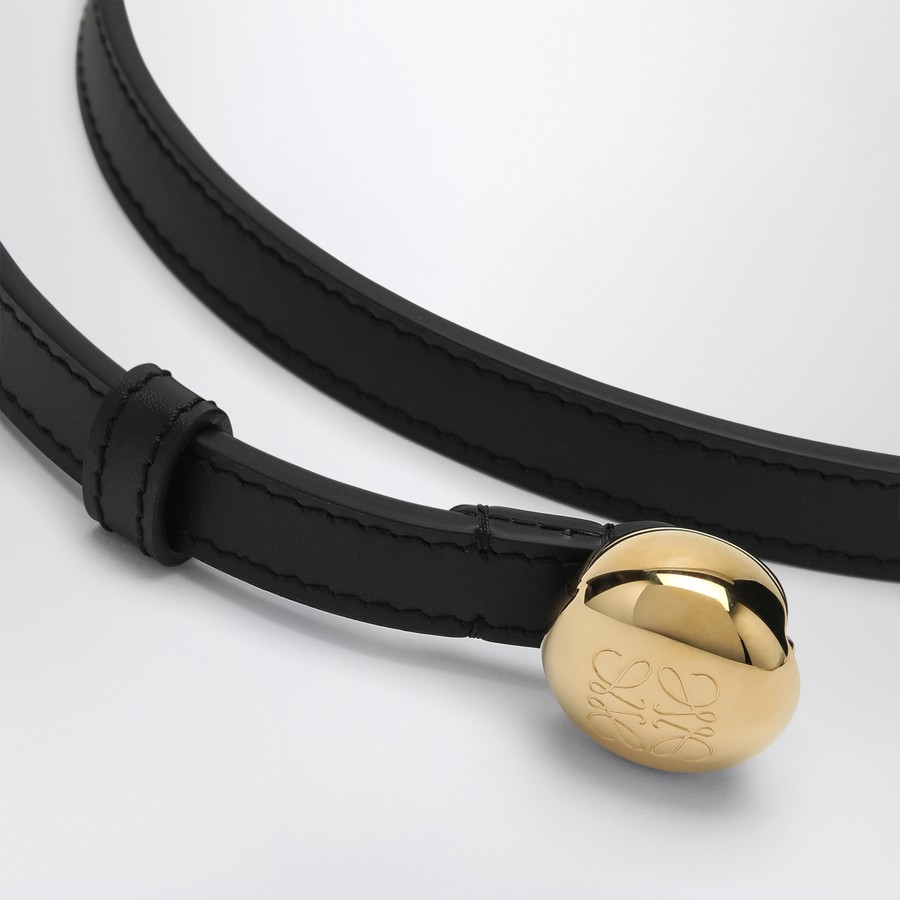 ベルト LOEWE PEBBLE ANAGRAM BLACK BELT Loewe Pebble Anagram black belt | TheDoubleF