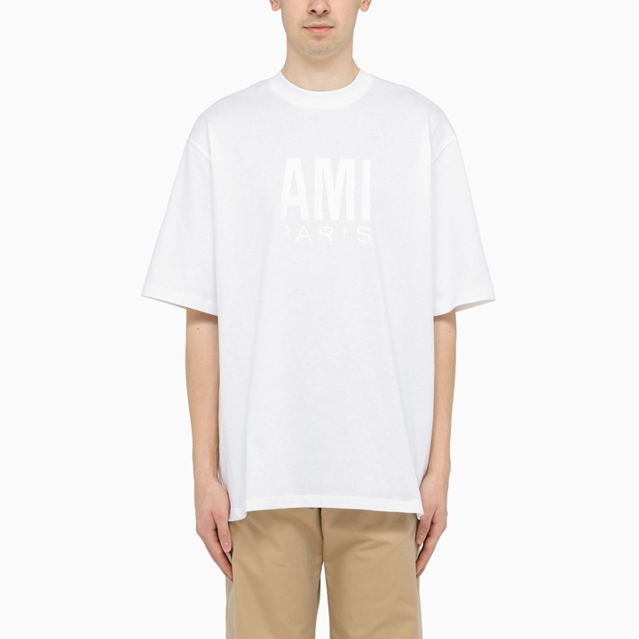 ami embroidered shirt