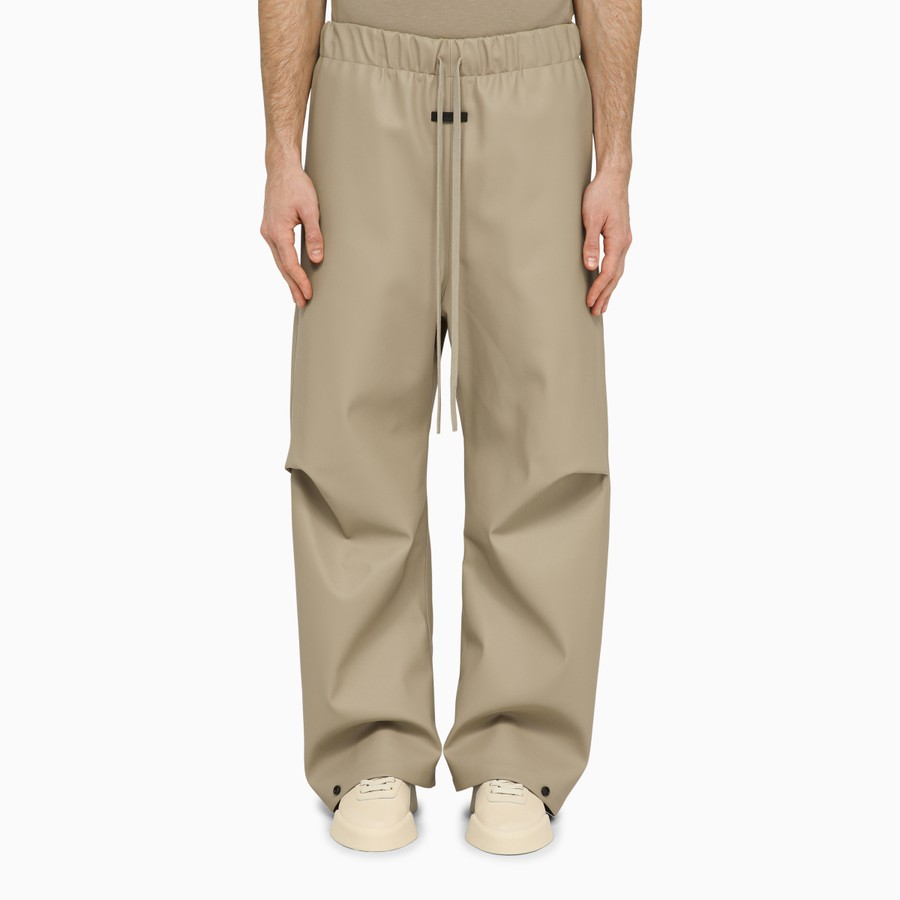 Fear of God Rubberized wide-leg trousers Dune | TheDoubleF