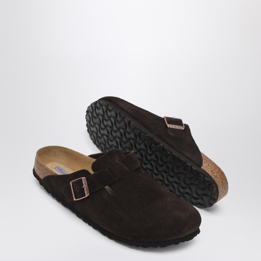 サンダル Birkenstock Ciabatta Boston Sfb Mocha In Suede Birkenstock Ciabatta Boston SFB Mocha in suede | TheDoubleF