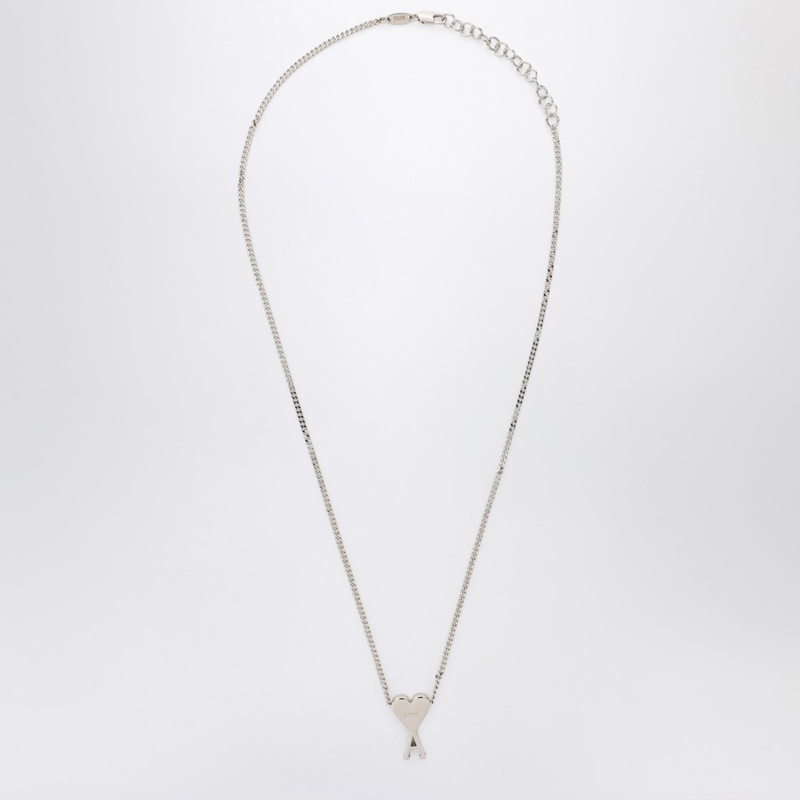 【関税&送料込】Ami Paris Ami De Coeur Palladium Necklace Ami Paris Ami De Coeur palladium necklace | TheDoubleF