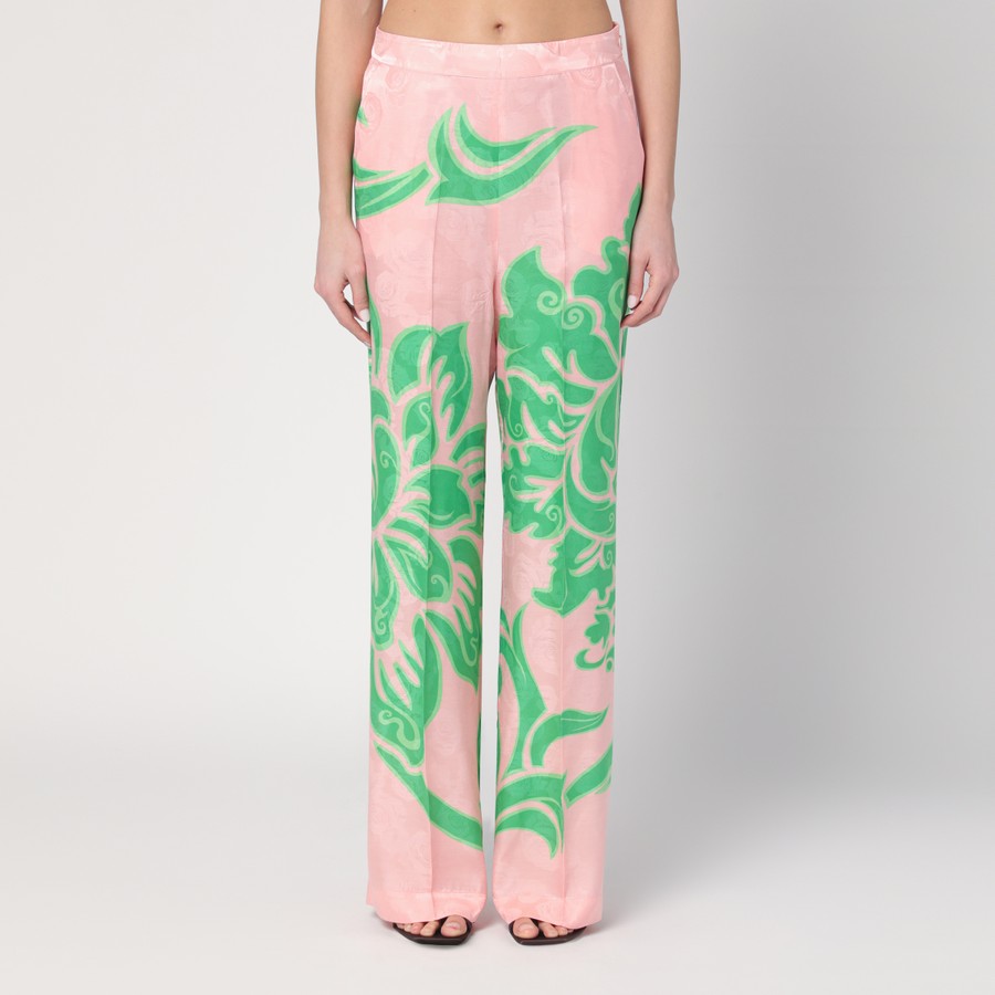 ボトムスその他 ETRO Wide printed trousers in silk blend ETRO Wide printed trousers in silk blend | TheDoubleF