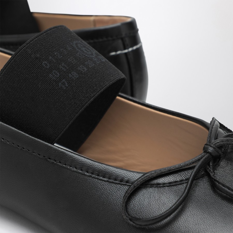 フラットシューズ MM6 MAISON MARGIELA ANATOMIC NUMERIC BLACK BALLET FLATS Mm6 Maison Margiela Anatomic Numeric Black Ballet Flats