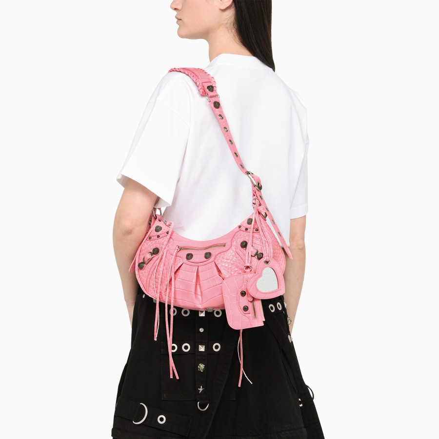 balenciaga le cagole bag pink