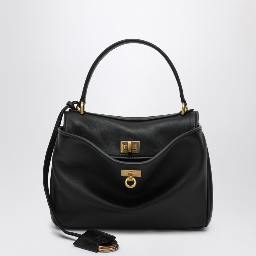 【BALENCIAGA】Rodeo ミニ ハンドバッグ★7954562AA4V1000★黒 Women's Rodeo Handbag Mini in Black | Balenciaga CA