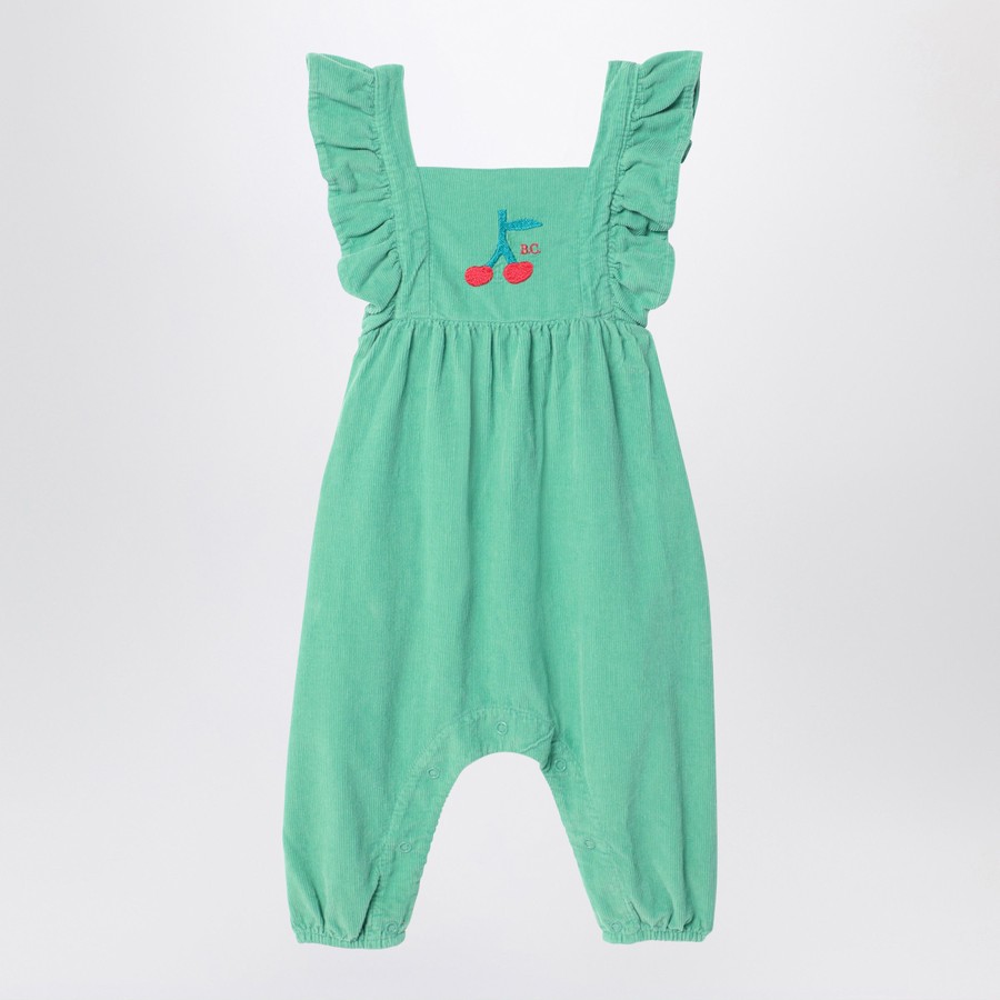 Bobo Choses Green corduroy sleepsuit TheDoubleF