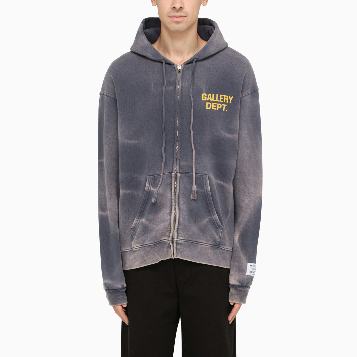 Gallery Dept. Faded blue cotton hoodie TheDoubleF