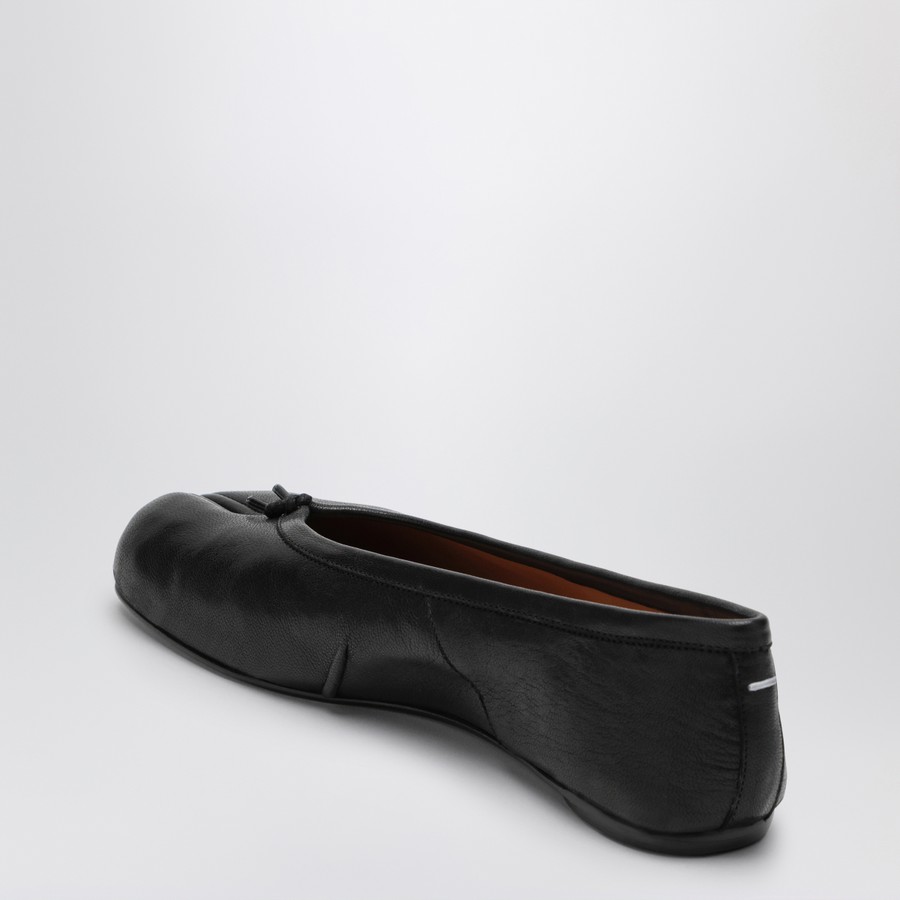 Maison Margiela Black leather New Tabi ballerina | TheDoubleF