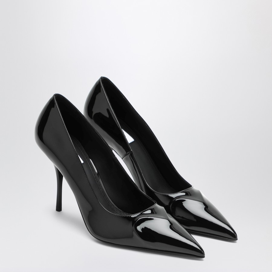 パンプス ALAIA PUMPS LE C?UR 3D 90 IN BLACK VARNISH Alaïa Pumps Le C?ur 3D 90 in black varnish | TheDoubleF