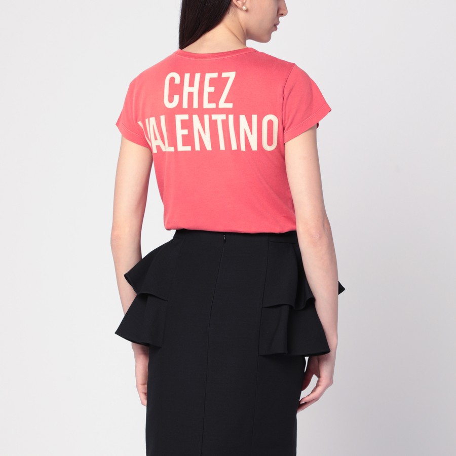 Valentino Light red T-shirt Chez Valentino | TheDoubleF
