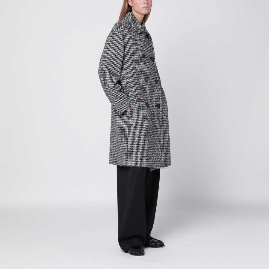 Wool Coats Red Valentino Houndstooth Coat Red Valentino