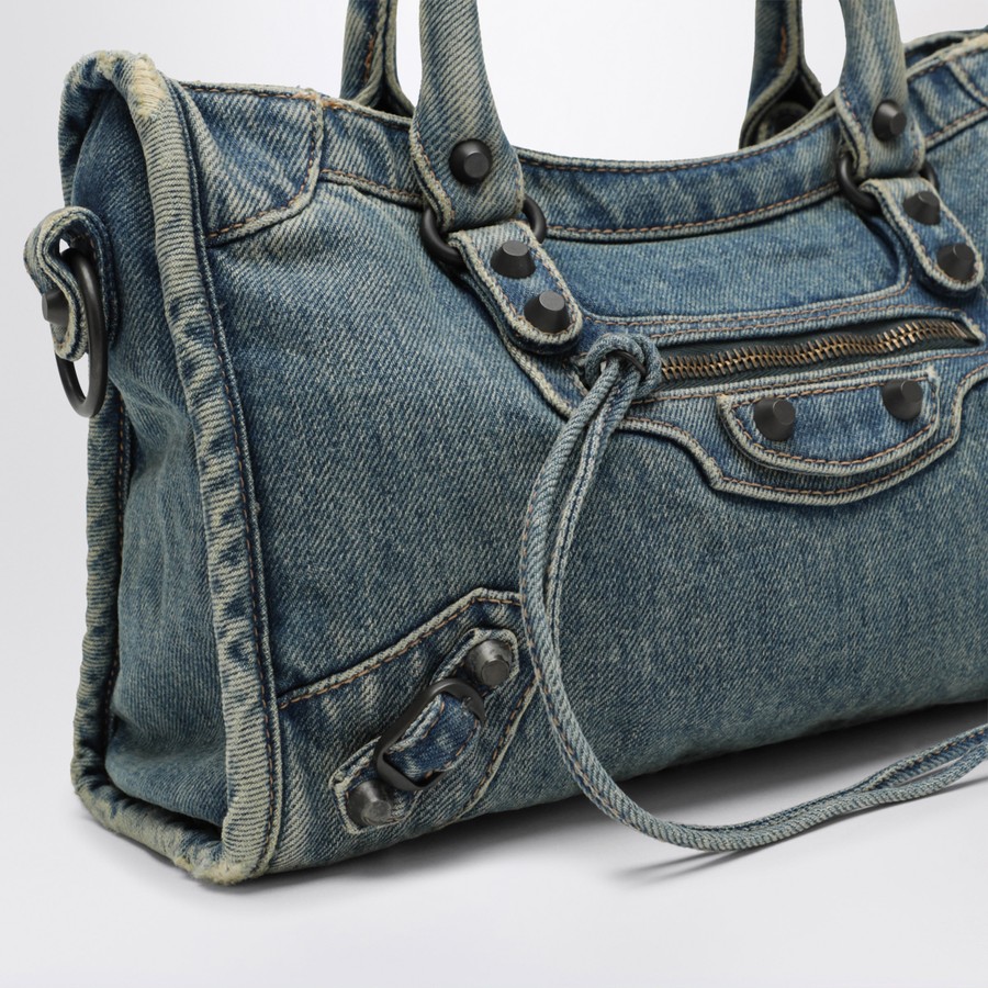 Balenciaga Borsa Le City Piccola in denim | TheDoubleF
