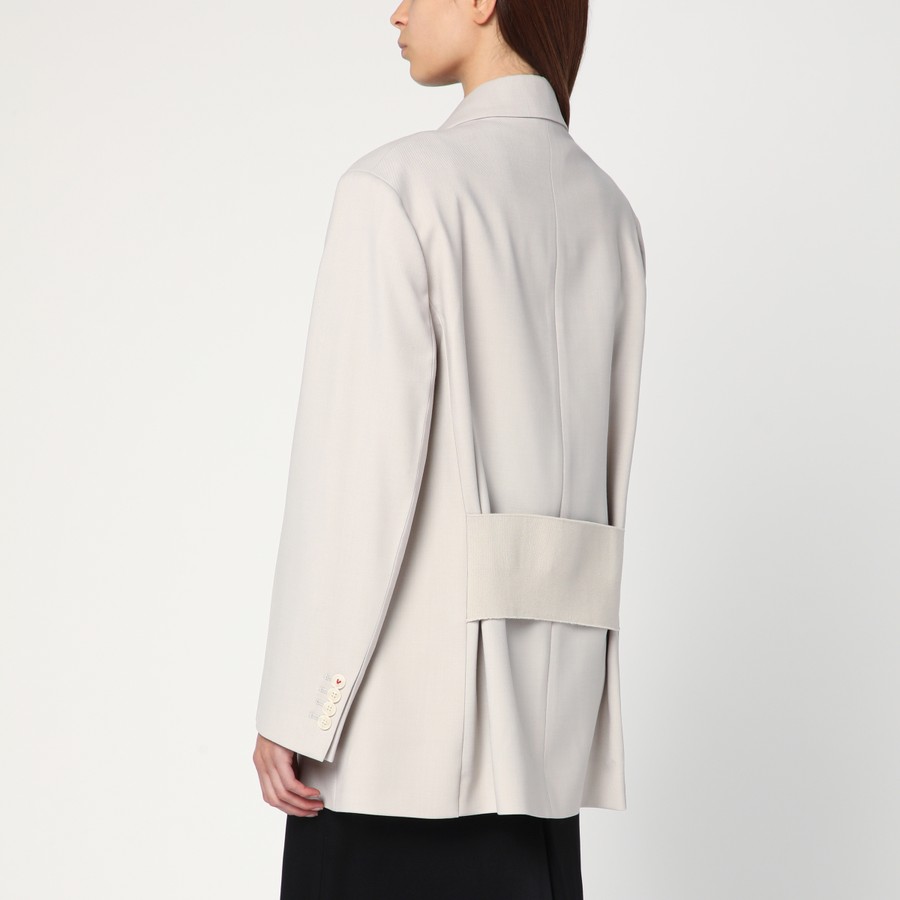 ジャケット VICTORIA BECKHAM PUMICE-COLOURED DOUBLE-BREASTED JACKET Victoria Beckham Pumice-coloured double-breasted jacket