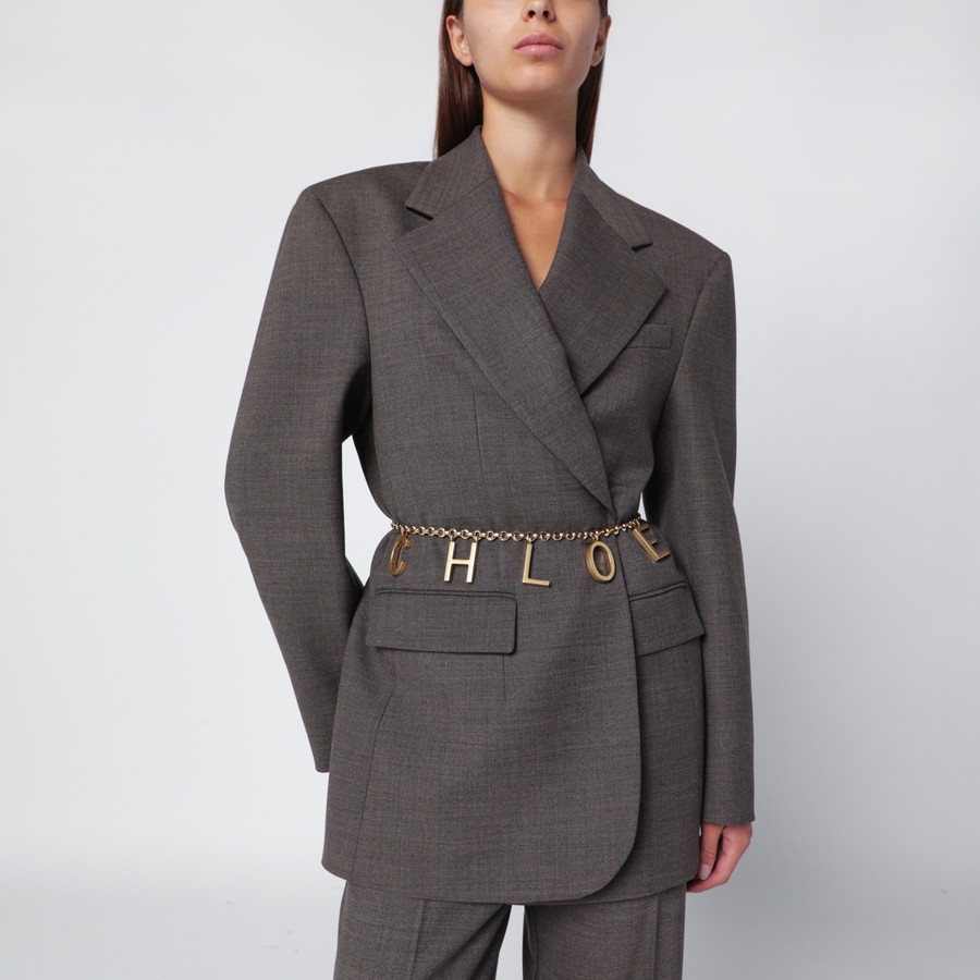 Chloé Chloé Letters gold jewel belt | TheDoubleF