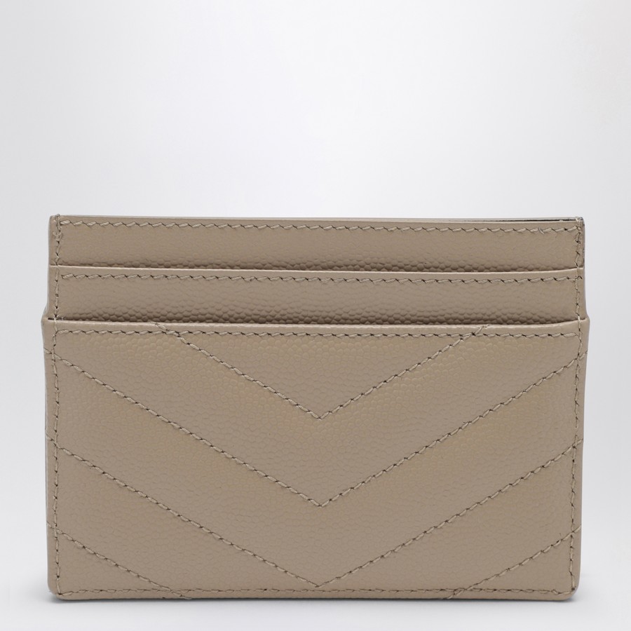 Saint Laurent Beige Monogram credit card holder | TheDoubleF Saint Laurent Beige Monogram credit card holder | TheDoubleF
