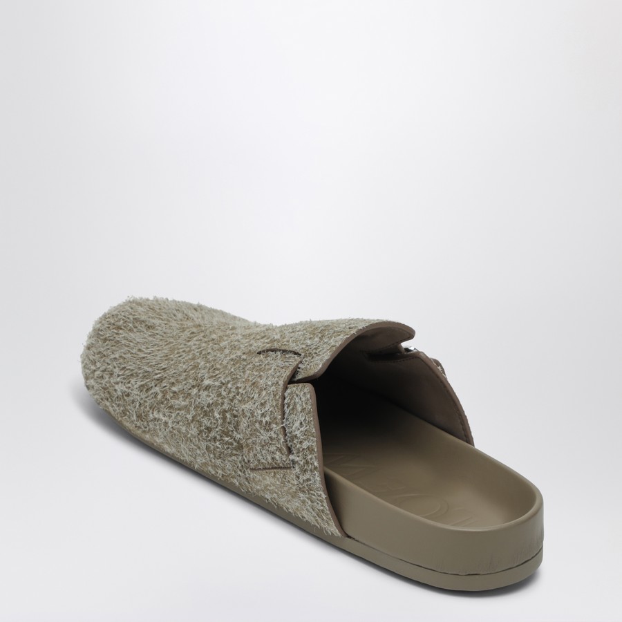 サンダル・ミュール LOEWE Women Sandals LLSS379X06SUE 4160 GREEN Ease Buckle mule in brushed suede Green - LOEWE