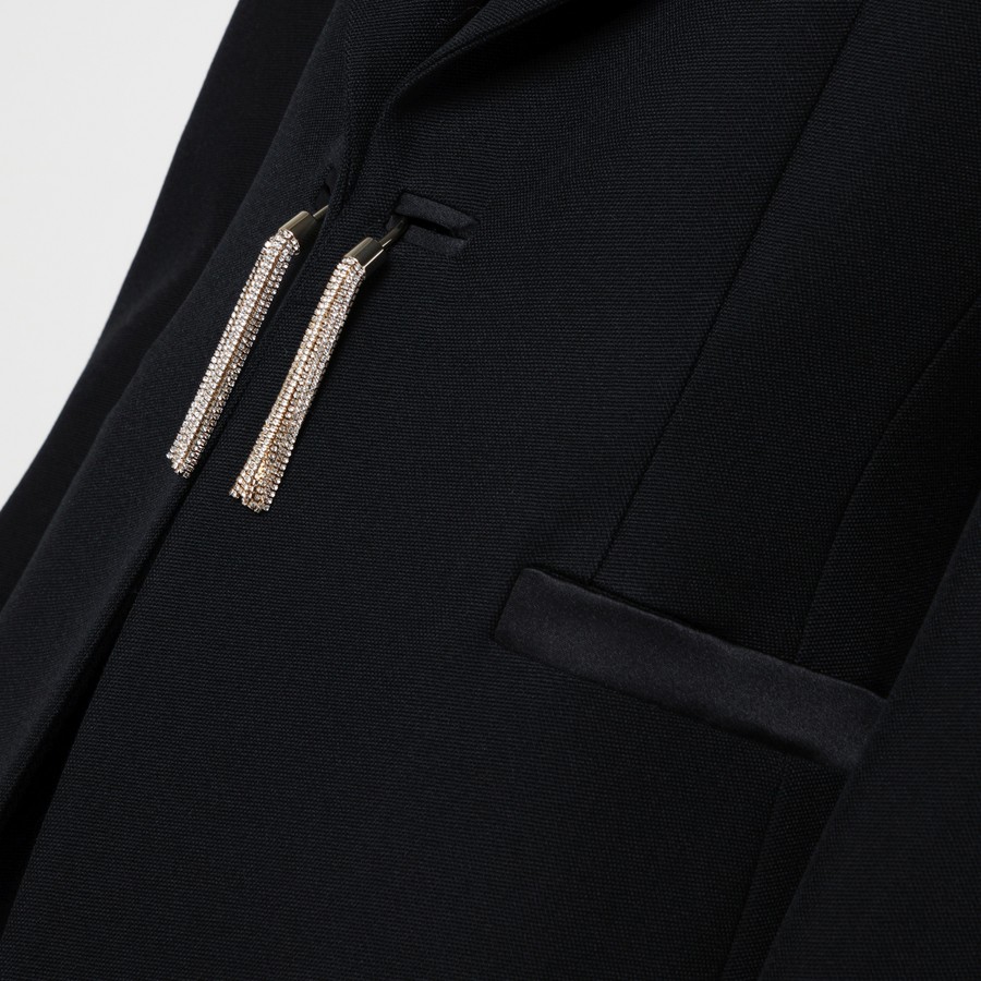 ジャケット Max Mara Pianoforte Black Wool Smoking Jacket Max Mara Pianoforte Black wool smoking jacket | TheDoubleF