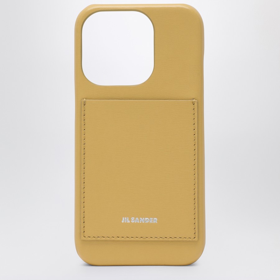 その他 Jil Sander Yellow iPhone 15 Pro Max cover with logo Jil Sander Yellow iPhone 15 Pro Max cover with logo | TheDoubleF