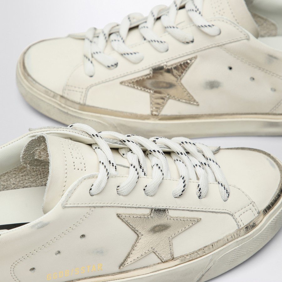 スニーカー Golden Goose Sneaker Super Star Optic White Platinum Golden Goose Sneaker Super Star Optic White/Platinum