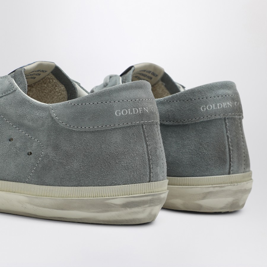 Golden Goose GWF00101F00688115715SUPERSTARSUEDE 関税送料込 Golden Goose Grey suede Super-star low-top sneaker | TheDoubleF