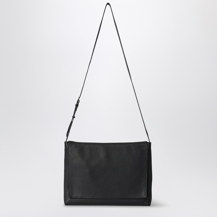 ショルダーバッグ・ポシェット The Row SS25 'Nan' crossbody bag (W1812L611 BLAN) The Row Black leather messenger bag Nan | TheDoubleF