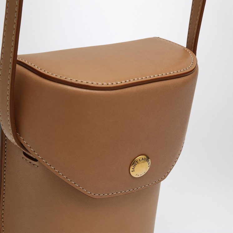 24AW new/Saint Laurent スエードクロスボディバッグ Bag Brown Saint Laurent - Kate Rosy Sand Reversible Chain Shoulder Bag