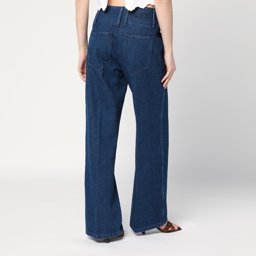 【関税&送料込】Patou Wide-Leg Ink Blue Jeans In Denim Patou Wide-leg ink blue jeans in denim | TheDoubleF
