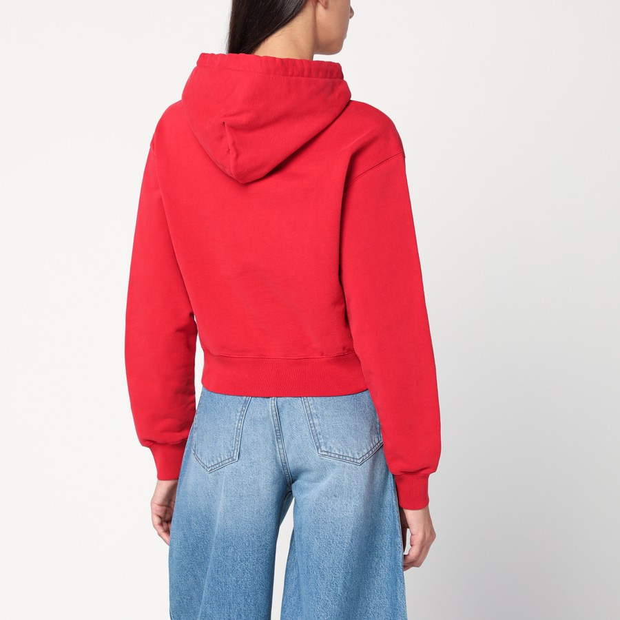 パーカー・フーディ Jacquemus Men's Classic Logo Hooded Sweatshirt Red Jacquemus Men's Classic Logo Hoody in Red Jacquemus