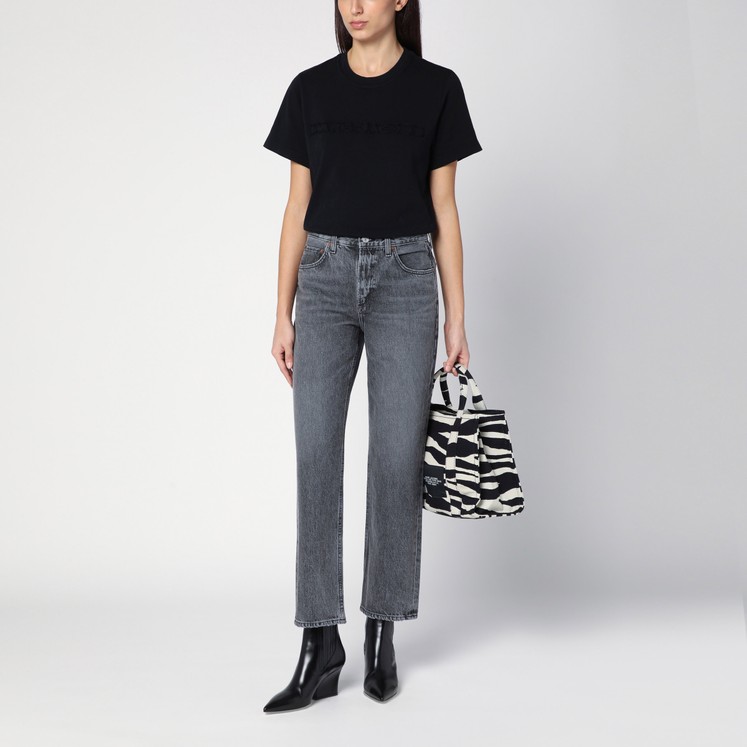 デニム・ジーパン ANINE BING Woman Jeans Grey A0610593 WHG21 ANINE BING Beck Jean - Iron Grey